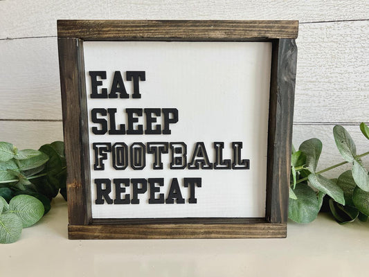 Football Shelf Sign