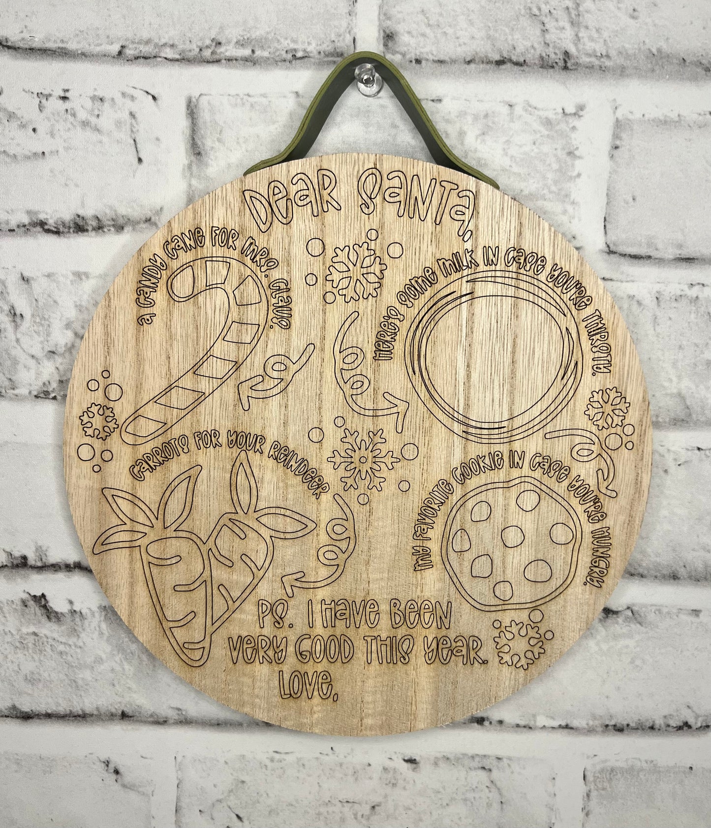 Santa Charcuterie round