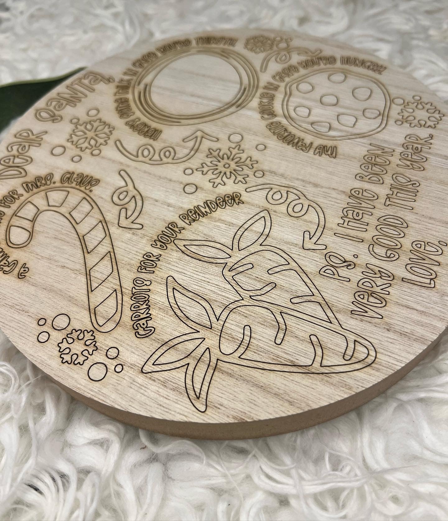 Santa Charcuterie round